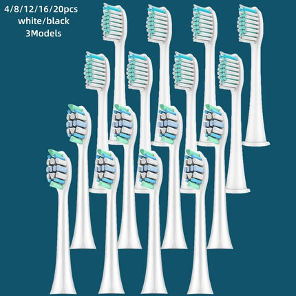 Sonicare HX3 HX6 HX9 Brush Heads 3 Models / Têtes HX3 HX6 HX9
