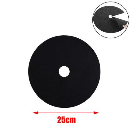 5-50pcs Non Woven Tree Cover Rings Round Protector Weed Fabric Degradable Plant Cover Mat Garden Anti Grass Tools Felt Cloth