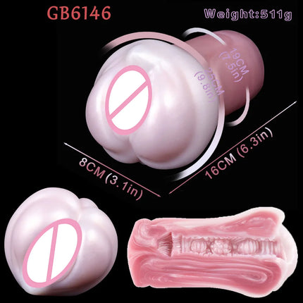 GEEBA Tight Vagina Male Masturbator Manual Sucking Pocket Pussy Adult Onahole Real Feel 스트로커 Sex Toys for Men juguetes sesuales