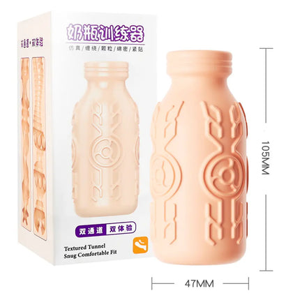 Adult Sex Toys Male Masturbator Cup Portable Penis Trainer Penis Massage Stretchy Silicone Vagina Egg Vacuum Pocket Cup for Men