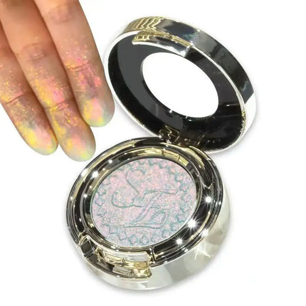 4Colors Galaxy Chameleon Monochrome Eye Shadow Flash Long-Lasting Spotflash Highlight Eyeshadow Pearlescent Silky