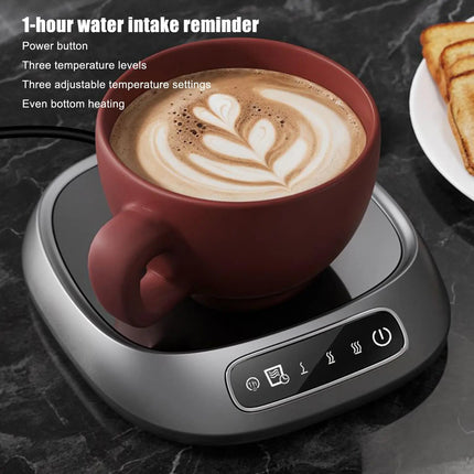 Cup Heater USB Coffee Mug Warmer Electric Milk Tea Cup Heating Coaster Cup Warmer For Home Office USB Voice Desk Cup Warmer