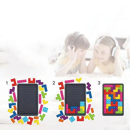 27pcs Jigsaw Russia Puzzle block Pop Finger toys Anti-stres Popet Push Bubble Sensory Toy puzzle board educational toy to child