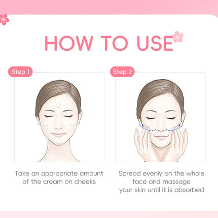 Laikou Sakura Face Cream Moisturizing Anti-Aging Anti Wrinkles Hydrating Whitening Creams For Facial Skin Care Products