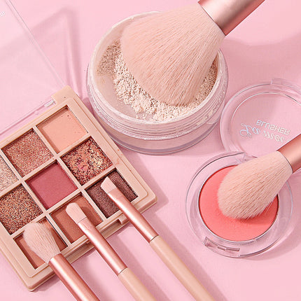 New 13 Pcs/set In Barrels Makeup Brushes Set Powder Foundation Blush Contour Eyeshadow Brow Lashes Cosmetic Brushes Beauty Tools