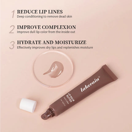 Butter Lip Balm Moisturizing Lip Gloss Oil Long Lasting Nourishes Smoothing Deep Hydration Daily Care Butter Lip Balm Makeup
