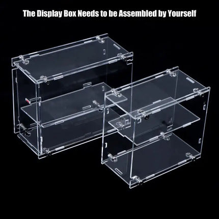 1/64 Model Cars Acrylic Display Case Fit For Mini Size MiniGT Tomica Assembled Dust Proof Box Cabinet Toy Vehicles