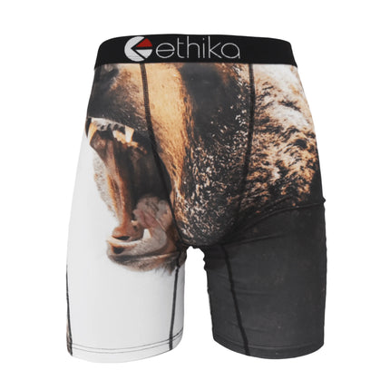 ETHIKA 1Pcs Men Underwear Boxers Breathable Mesh Crotch Man Underpants Plus Size L-3XL Mens Panties Printed Men's Boxers Briefs