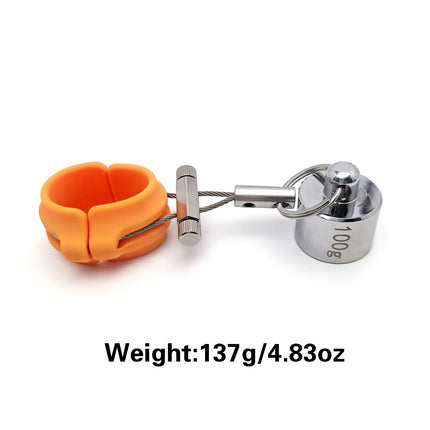 Penis trainer Penis ring Weight-bearing exercise for testicles Adjustable weight Dick strength training sex toy adult men toys