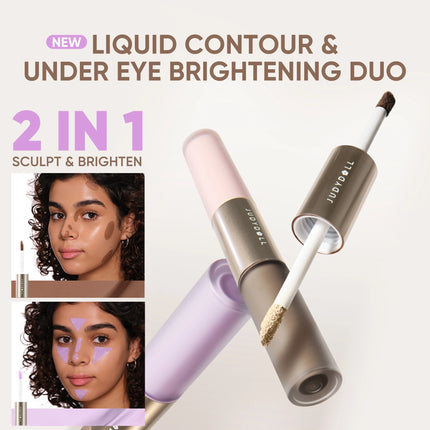 JUDYDOLL LIQUID CONTOUR AND UNDER EYE BRIGHTENING DUO