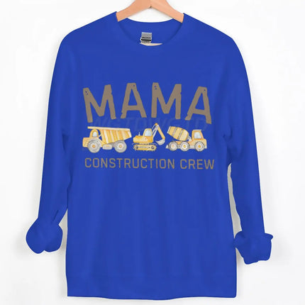 Dad/Mom Construction Crew Graphic Sweatshirts Women Men Fashion Casual Pullover Papa Mama Cartoon Excavator Y2K Sudadera