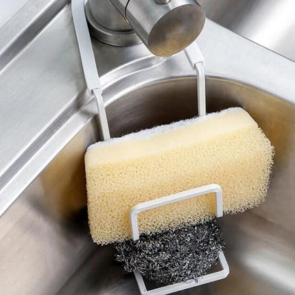 Kitchen Metal Sink Drying Holder Sink Rack Wall Sucker Sponge Storage Soap Stand Dish Cloth Shelf Organizer Products
