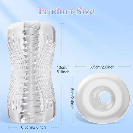 TPE Male Masturbation Sleeve Male Masturbator Sex Toys  Adult Sex Toy Pocket Pussy Penis Training Sex Toy for Men 3D Realistic