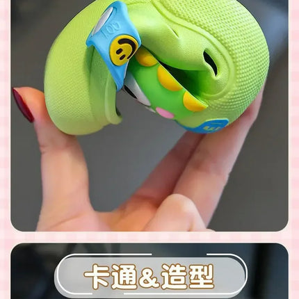 2025   Children's Slippers Cute Cartoon Girls Boys with Soft Soles Baby Bags Perforated Shoes Home and Baby Sandals***