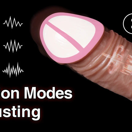 Realistic Dildo Vagina G-Spot Stimulator Anal Plug Fully Automatic Silicone Vibrating Penis Masturbator Sex Toys for Women Men