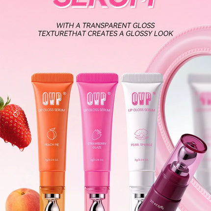 Fruit-flavored Enhancing Complexion Lip Serum, Hydrates and Moisturizes, Does Not Stick To The Cup, Convenient for Daily Use