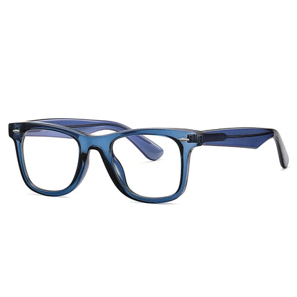 JMISUS Photochromic Optical Eyeglasses for Daily Life Women Men Square Frame Prescription Lenses Lightweight Comfortable Wear