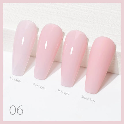 9ml CANNI Nail Gel Polish HEMA FREE TPO FREE French Nail Design Rubber Base Gel Builder Nail Gel In Bottle Semi Permanent Gel