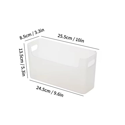 WORTHBUY Wall Mounted Cabinet Plastic Storage Rack Multifunctional Punch Free Fridge Door Storage Holder Kitchen Storage Organiz