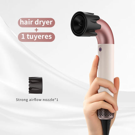 Professional 5 in 1 Hair Dryer with Hot  Cold Air Function Thermostatic Protect Hair Lightweight Portable Blow Dryer Fast Drying
