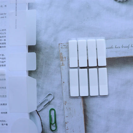 Transparent Sticky Notes Self -Adhesive Book Marker Stickers Annotation Tabs Paper Stationery School Office Supplies