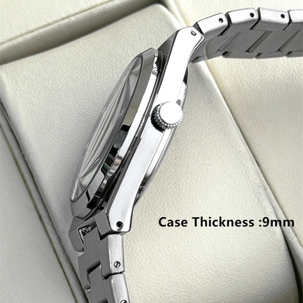 PABLO RAEZ Luxury Quartz Men's Wristwatch Men Watches Waterproof Luminous Date Week Stainless Steel Men's Watch Male Reloj+box