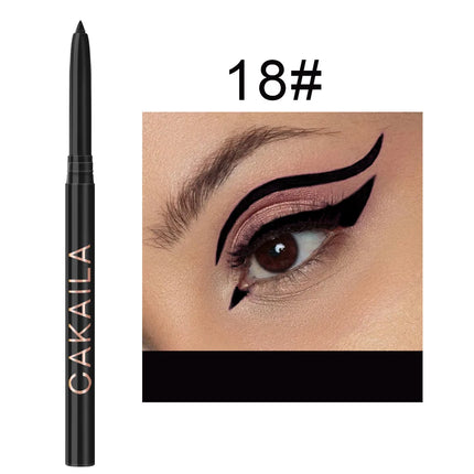 New Colored Eyeliner Set Waterproof Eyeliner Pencil Long Lasting Matte Eye Liner for Women Makeup Cosmetic Beauty Tool 12pcs/Box
