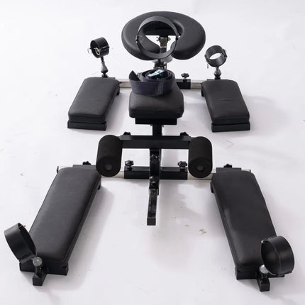 Bdsm Sex Furniture Bondage Chair With Vibrating Dildo Machine Hands Legs Restraint Frame Sexual Bed Adult Couple Erotic Games