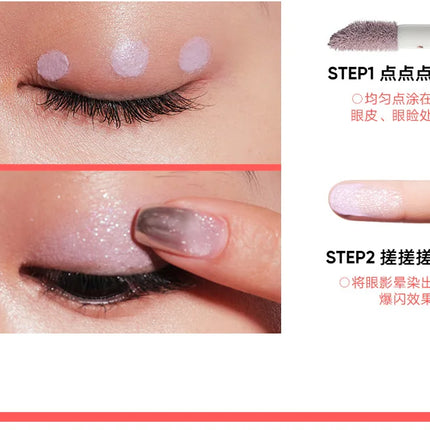 Judydoll Shimmer Metallic Glitter Eyeshadow Highly Pigmented Long Lasting Waterproof Liquid Matte Shadow Eye Makeup Cosmetics