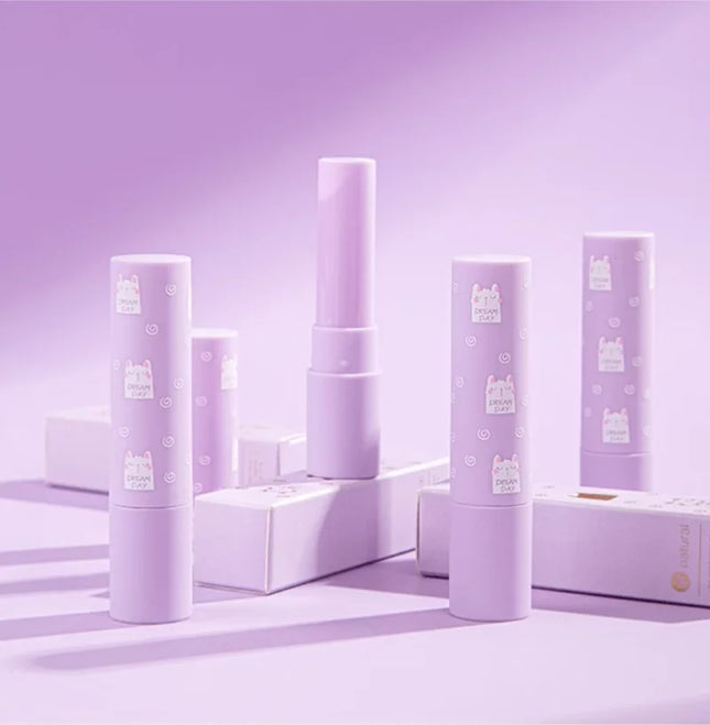 10/30/50/100PCS Empty Lipstick Tubes Direct-filling Cute Cartoon Pattern DIY Empty Round Lip Balm Tube Packaging For Children