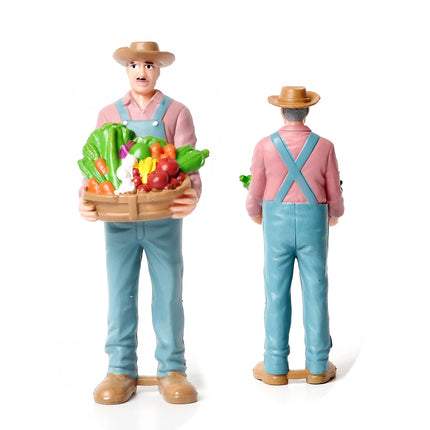 Realistic Pretend Professional Career Figures - Plastic Models of People from around the World Educational Toy Gift for Children