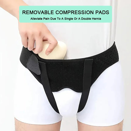 TRALOW Adjustable Hernia Support Strap For Male & Female Inguinal Pain Relief And Postoperative Recovery,Suitable For Body Care