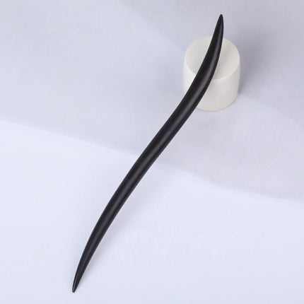 Ebony Wood Hairpins Handmade Purple Sandalwood Hair Stick for Women Fine Pattern Vintage Chinese Hair Pin Accessories