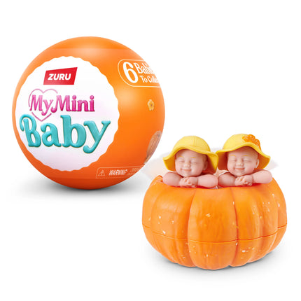 New Autumn Limited Edition Zuru Mini Brands My Mini Baby Pumpkin Patch Mystery Capsule Collection Doll Blind Box Toy