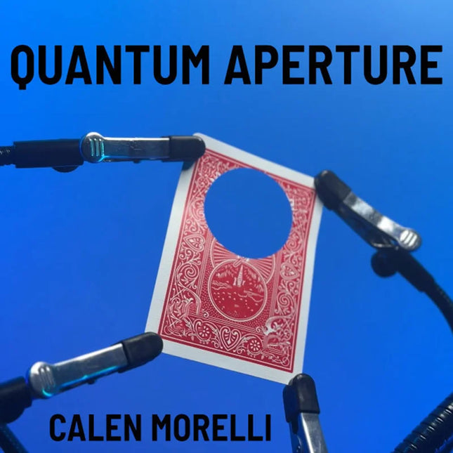 Quantum Aperture Magic Tricks Classic Moving Hole Effect Visual Card Magia Close-up Street Illusions Gimmicks Mentalism Props