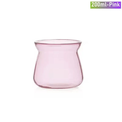 High Borosilicate Glass Coffee Carafe for Pour Over Coffee Maker 7oz/17oz Glass Coffee Pot Blue Amber Grey Clear Coffee Server