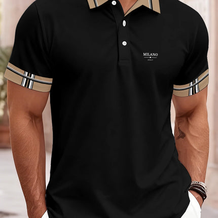 2026 Summer Men's Polo Shirt - 3D Printed Design Breathable Lightweight Stylish and Fashionable Outdoor Men's Clothing