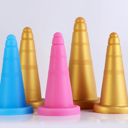 Soft Cones 21-29.5cm Huge Anal Plug Butt Plug Dildo Vagina Anus Dilation Trainer Prostate Massage Adult Sex Toys For Men Women
