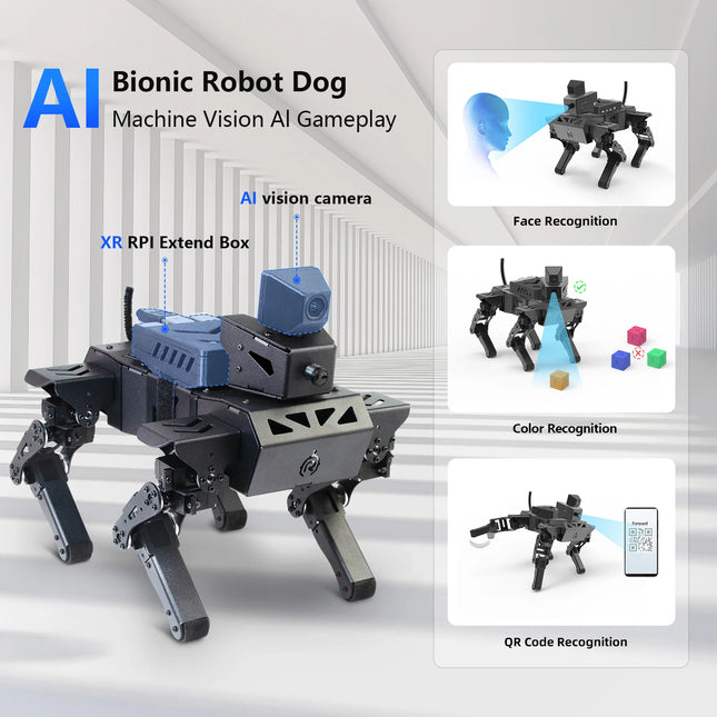 XiaoR GEEK ESP32 XR-Corgi Bionic Programmable Smart STEM Educational Robot Dog Kits