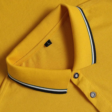 Men's Summer Embroidered Polo T-Shirt Short Sleeve Lapel Design Breathable Lightweight Streetwear Outdoor Oversized Fit