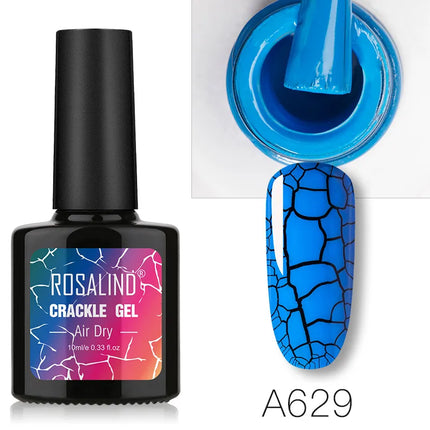 Crackle Gel Polish Cracking Nail Lacquer Quick Drying Nail Art Gel Manicure For UV Semi Permanent Base Top Coat
