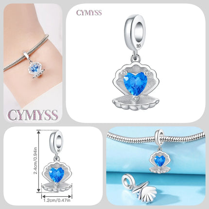 S925 Sterling Silver Charm Bead Angel Prayer Travel Memorial Pendant Fine Birthday Gift Fit Bangle Bracelet Necklace DIY Jewelry