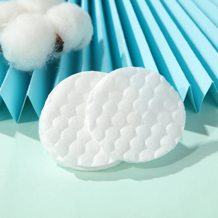 Round 100pcs/300pcs Cosmetic Cotton Pads Triple Sandwich Water-saving Wet Disposable Skin Care Pouch Makeup Remover Cotton Pads