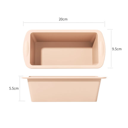 Silicone Baking Molds NonStick Rectangle Cake Pans Mini Loaf Pan Easy Release Bread Toast Mould Kitchen Accessories Pastry Tool