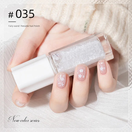 Colorful Water-Base Nail Polish 40 Colors Air Dry Peel Off Nail Art for Manicure DIY Long Lasting Nail Supplies Painting Varnish