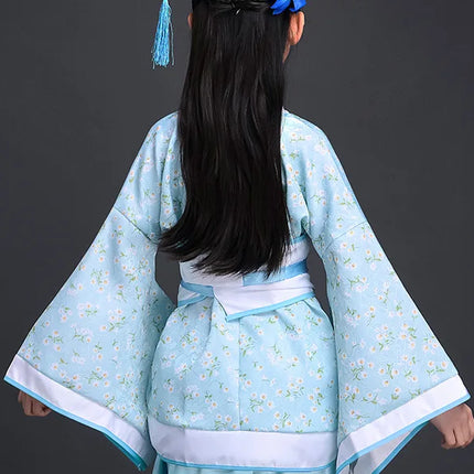 Autumn Two-piece Set Kids Hanfu Cosplay Tang Girl Suit Dance Costume Baby Outfits Ancient Girls Clothing Hanfu Children Suits