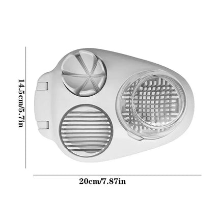 3in1 Creative Egg Slicer Hard Boiled Eggs Slicers Kitchen Food Slicers Fruit Vegetable Manual Slicers Household Kitchen Supplies