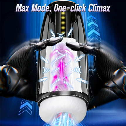 3 IN 1 Automatic Telescopic Sucking Male Masturbator Cup  Enlargement Penis Pump Vibrating Pussy Real Vagina Sex Toys for Men