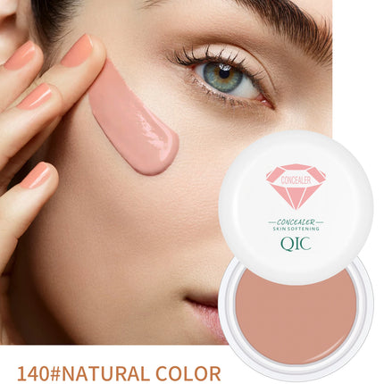 QIC High Coverage Concealer Cover Anti Dark Circle Freckle Lasting Waterproof Foundation BB Cream for Face Makeup Base Cosmetics