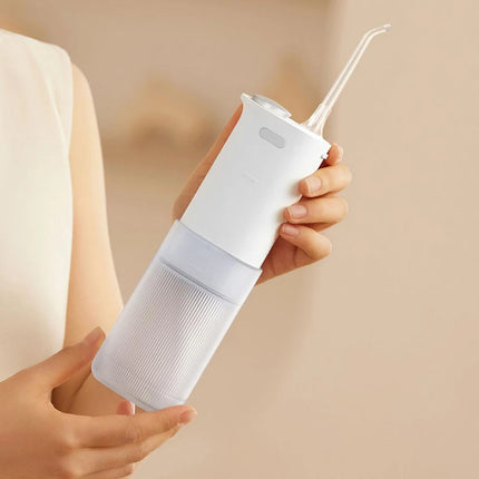 MIJIA Portable Oral Irrigator F400,4 Modes,200mL Water Tank,1700 Time/m Water Spray,Retractable Cordless Irrigator Flosser Pick